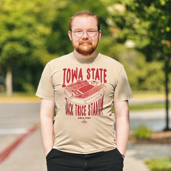 Uscape Jack Trice Football Stadium Oatmeal T-Shirt